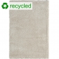 Preview: Umweltfreundlicher Recycle Flauschteppich Wohnzimmer | weiß