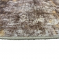 Preview: Brauner Teppich Modern mit floralem Vintage-Muster