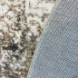 Preview: Beiger Teppich mit Vintage-Medaillon und floralen Details für Wohnräume