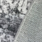 Preview: Grauer Teppich mit Vintage-Medaillon und ruhiger Musterwirkung