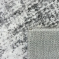 Preview: Grauer Teppich mit Vintage-Medaillon und ruhiger Musterwirkung