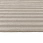 Preview: Moderner Teppich Beige abstraktes Liniendesign bedruckte Flanelloberfläche