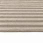 Preview: Teppich Braun abstraktes Linienmuster mit Flanell-bedruckter Oberfläche