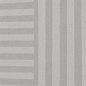 Preview: Teppich Grau grafisches Linienmuster flache Flanelloberfläche