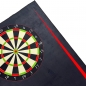 Preview: Dartteppich mit Abwurflinie und aufgedruckter Dartscheibe
