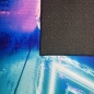 Preview: Gamingteppich rutschfest mit Neonfarbenen Symbolen als Muster