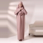 Preview: Gebetsset Rosa mit langem Gebetskleid Teppich und Perlenkette