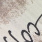 Preview: Küchenläufer Beige mit Coffee-Time-Schriftzug im Vintage-Look