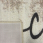 Preview: Küchenläufer Beige mit Coffee-Time-Schriftzug im Vintage-Look