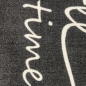 Preview: Küchenläufer Schwarz mit Coffee-Time-Schriftzug für die Küche