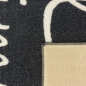 Preview: Küchenläufer Schwarz mit Coffee-Time-Schriftzug für die Küche