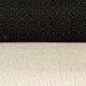 Preview: Creme Teppich seidig weich kuschelig für Wohnzimmer, Schlafzimmer, Esszimmer