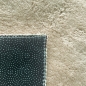 Preview: Creme Teppich seidig weich kuschelig für Wohnzimmer, Schlafzimmer, Esszimmer