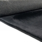 Preview: Teppich schwarz samtig weich Hasenfell-Optik mit sanftem Glanz