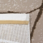 Mobile Preview: Designer Teppich mit abstraktem glänzenden Ästemuster beige