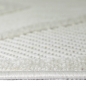 Preview: Sisal In- & Outdoor Teppich orientalisches Rautenmuster abstrakt 3d Effekt creme