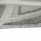 Mobile Preview: Sisal In- & Outdoor Teppich modernes 3d Dreiecksmuster abstrakt creme grau