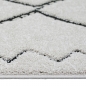 Mobile Preview: Flauschiger Teppich mit modernen Flachgewebe Mustern geometrisch
