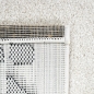 Mobile Preview: Flauschiger Teppich mit modernen Flachgewebe Mustern geometrisch
