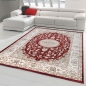 Preview: Orientalischer Teppich mit eleganten Verzierungen in rot