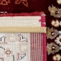 Preview: Teppich Rot Creme mit Medaillon Ornamenten und weicher Oberfläche