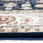 Preview: Orientalischer Teppich mit eleganten Verzierungen in blau