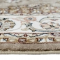 Preview: Teppich mit eleganten Verzierungen in creme beige