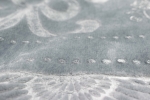 Preview: Tagesdecke Bettüberwurf Decke mit Ornamenten in grau silber