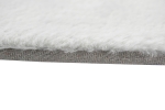 Preview: Teppich Kunstfellteppich Hochflor Faux Fur Hasenfell uni silber