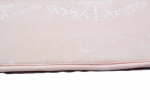 Preview: Tagesdecke Bettüberwurf Decke mit Ornamenten in Pastell Rosa