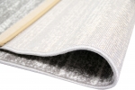 Preview: Designer und Moderner Teppich Wohnzimmerteppich Kurzflor Uni Design in Grau