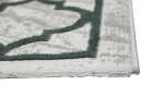 Preview: Moderner Designer Teppich marokkanisches Muster hellgrau anthrazit silber