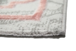 Preview: Moderner Designer Teppich marokkanisches Muster in grau rosa