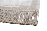 Preview: Wollteppich hochwertiger Teppich mit floralem Design aus Naturfasern in beige