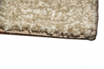 Mobile Preview: Designer Teppich Moderner Teppich Wohnzimmer Teppich Velours Kurzflor Teppich mit Winchester Bordüre in Braun Beige Creme