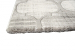Preview: Designer und Moderner Teppich Marokkanisches Muster in Grau Beige