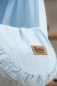 Preview: Federwiege für Babys | inkl. Hängematte & Feder | Pflegeleicht | blau