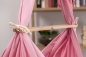 Mobile Preview: Baby Hängematten Federwiege für optimalen Schlafkomfort - waschbar - in pink