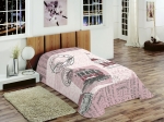 Preview: Decke Wohndecke Spieldecke Kuscheldecke Kinderdecke mit Istanbul Design in Pink Rosa Creme Rot Schwarz