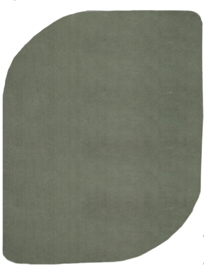 Teppich Shape in moderner Freiform flauschig weich Forest Grün