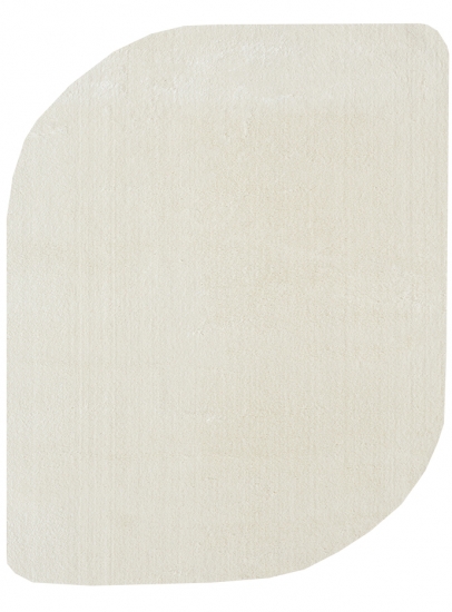 Teppich Shape in moderner Freiform flauschig weich Creme