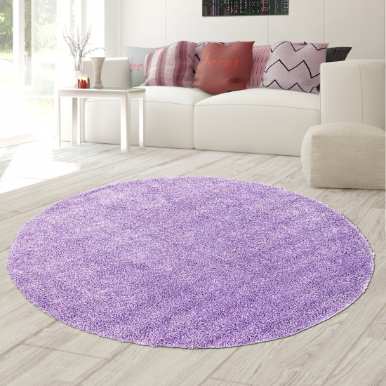 Preview: Hochflor-Teppich in Flieder – Perfekt für Fußbodenheizung Preview: Hochflor-Teppich in Flieder – Perfekt für Fußbodenheizung