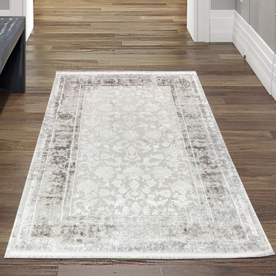 Preview: Orientalischer Wollteppich im Vintage-Stil mit klassischem Muster pflegeleicht strapazierfähig und zeitlos elegant in Creme Preview: Orientalischer Wollteppich im Vintage-Stil mit klassischem Muster pflegeleicht strapazierfähig und zeitlos elegant in Creme