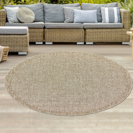 Preview: In- & Outdoorteppich in natürlichem Jute-Style