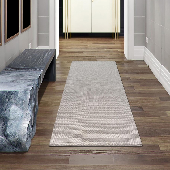 Wohnzimmerteppich kurzflor im speziellen modernen Design in beige