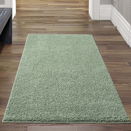 Preview: Gästezimmer Shaggy Teppich | kuschlig warm & weich | hellgrün Preview: Wohnzimmer Shaggy Teppich | kuschlig warm & weich | hellgrün