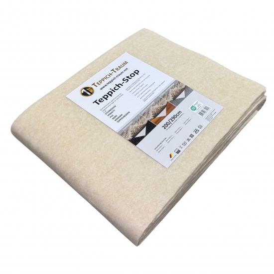 Antirutschmatte beige weich zuschneidbar Fußbodenheizung oeko-tex zertifiziert