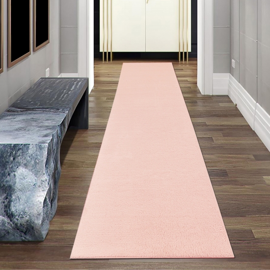 Preview: Rosa Teppich seidig weich und kuschelig für Wohnzimmer, Schlafzimmer, Kinderzimmer Preview: Rosa Teppich seidig weich und kuschelig für Wohnzimmer, Schlafzimmer, Kinderzimmer