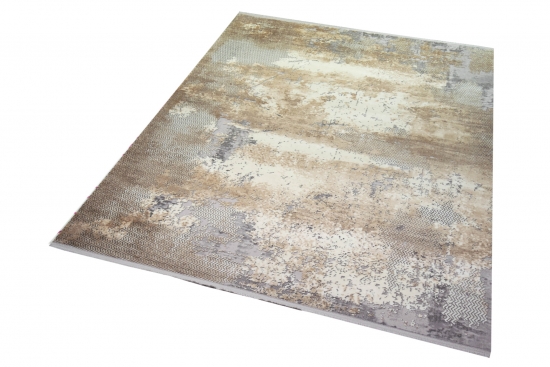 Preview: Wollteppich Designerteppich Teppich abstrakt aus Naturfasern in beige grau creme Preview: Wollteppich Designerteppich Teppich abstrakt aus Naturfasern in beige grau creme