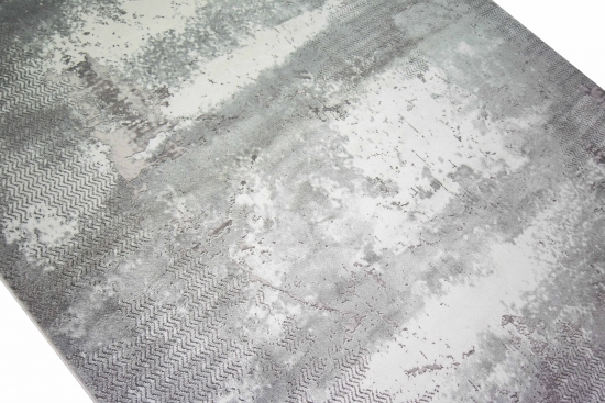 Preview: Wollteppich Designerteppich Teppich abstrakt aus Naturfasern in grau creme Preview: Wollteppich Designerteppich Teppich abstrakt aus Naturfasern in grau creme